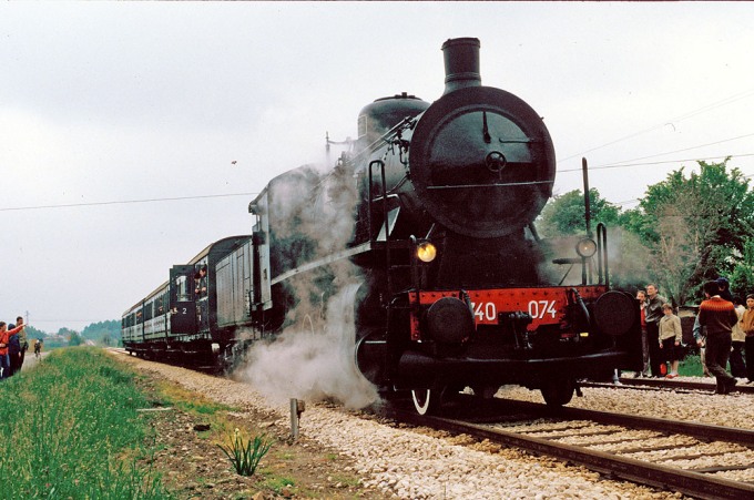 Locomotiva a Vapore Gr 740 Unità 074