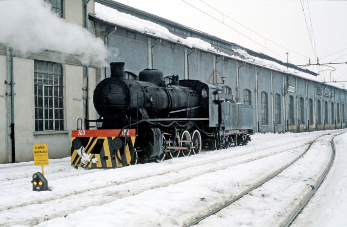 Locomotiva a Vapore Gr 740 Unità 130