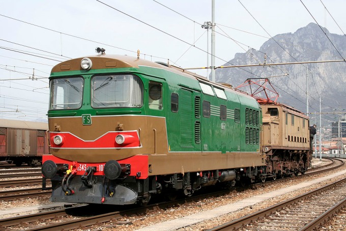 Locomotiva Diesel Gruppo D 343 Unità 1030