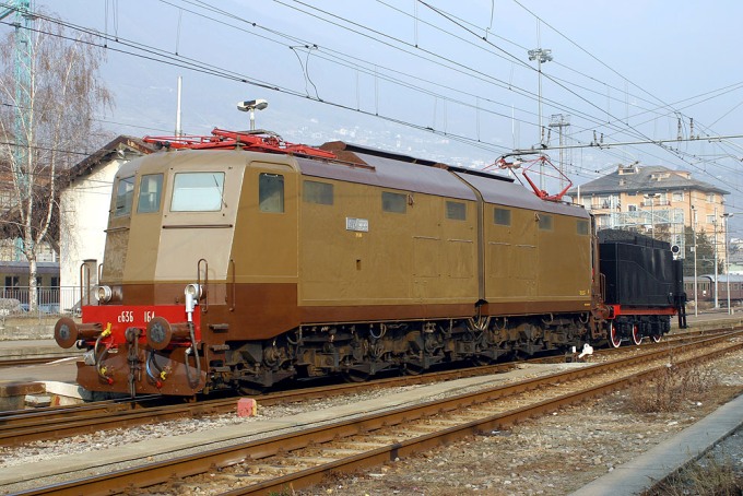 Locomotiva Elettrica Gruppo E.636 Unità 164